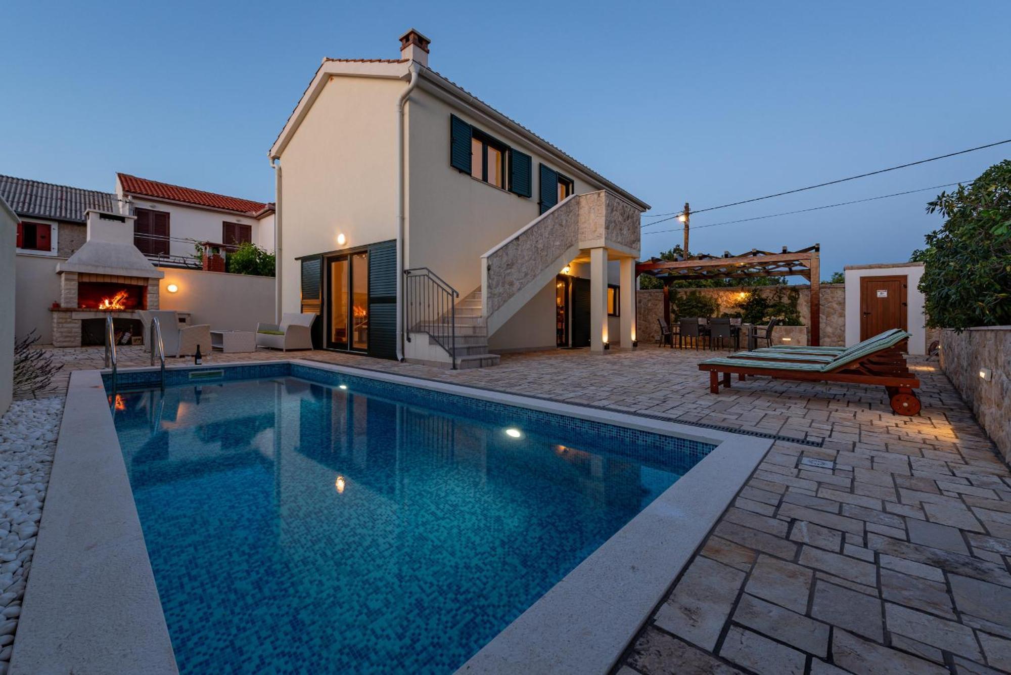 Villa Ivo Zadarvillas Vinjerac Exterior foto